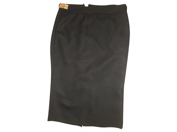 Falda Dolce & Gabbana negra de viscosa Negro