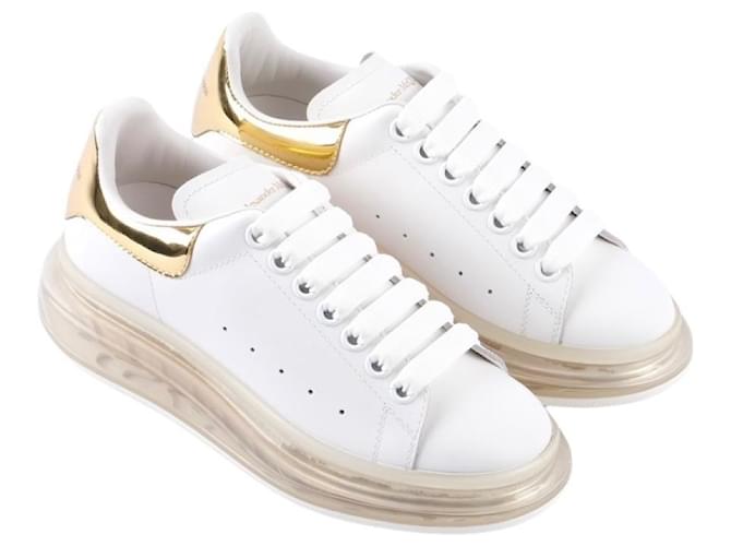 Alexander Mcqueen Sneakers White Leather  ref.801155