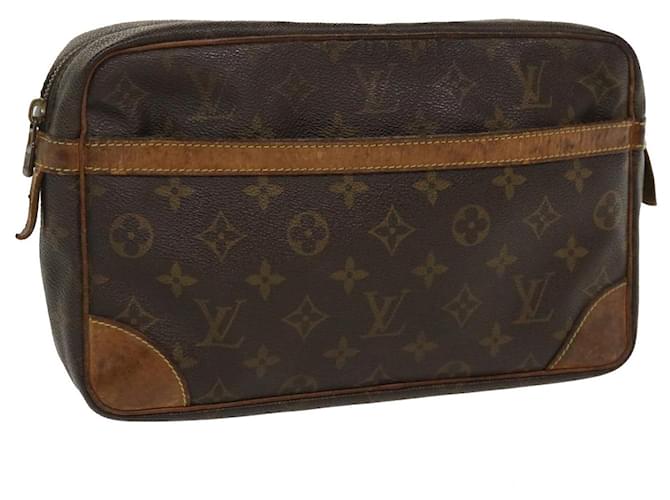 Louis Vuitton Monogram Compiegne 28 Clutch Bag M51845 LV Auth bs3899 Cloth  ref.801199