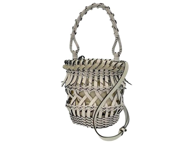 Fringes Bucket bag in calfskin