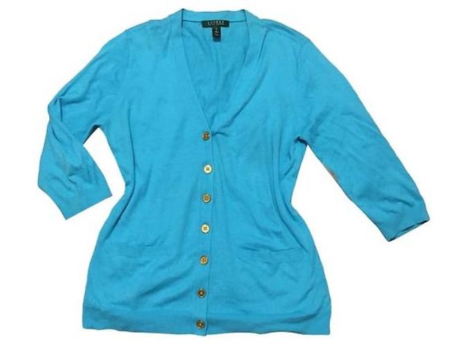 Polo Ralph Lauren Prenda de punto de algodón turquesa XL