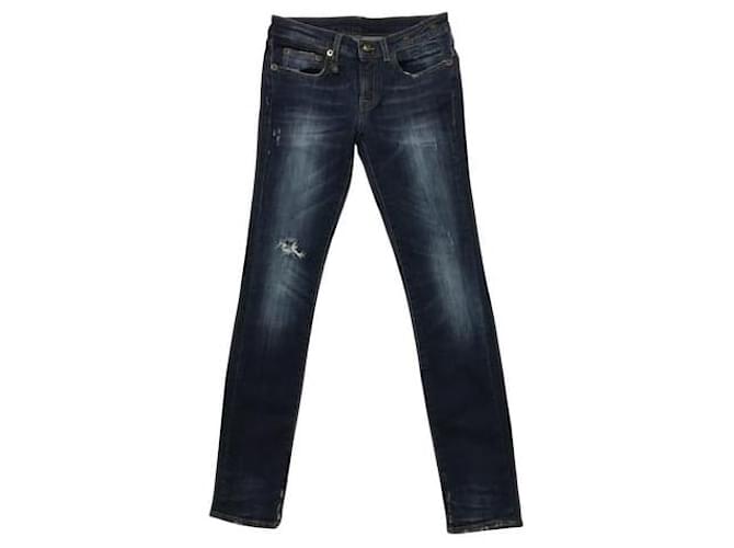 R13 jeans Bleu Marine  ref.801654