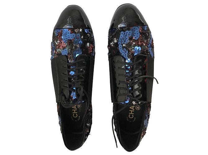 Chanel Stretchy Derby Black