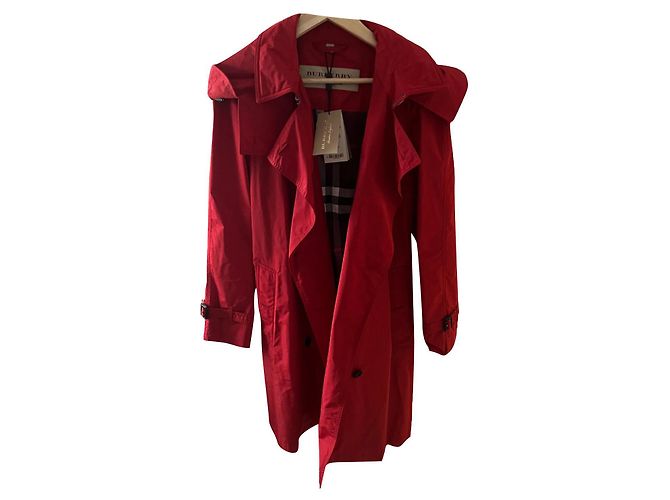 Giacca trench Burberry rossa Rosso
