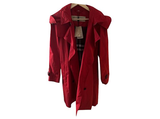 Burberry Trench Red  ref.801869