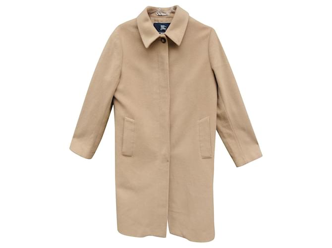 Burberry coat size 36 Beige Wool  ref.801943
