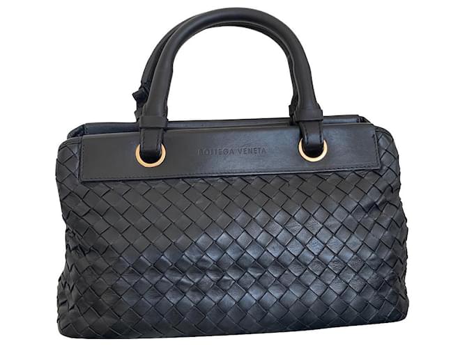 Bottega Veneta Handbags Black Leather  ref.802195