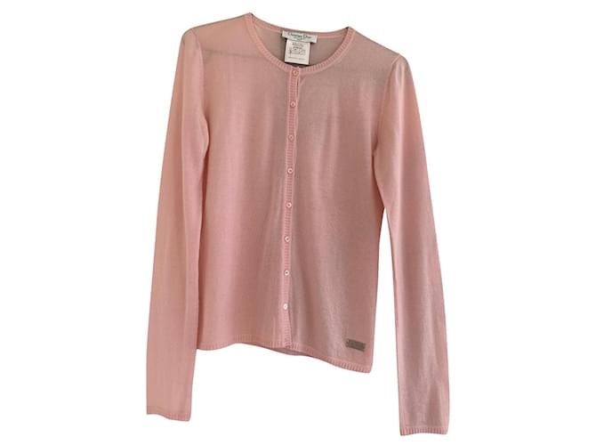 Dior Knitwear Pink Cashmere  ref.802307