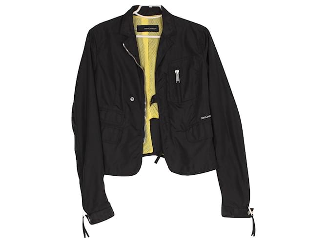 Dsquared2 Black Polyamide Jacket