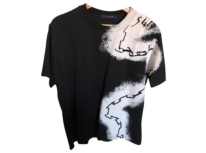Louis Vuitton Black Cotton Tee