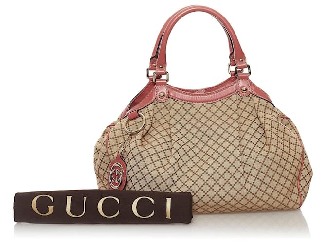 Bolsa Gucci Original Sukey GG Canvas Medium Hobo Monograma Feminina