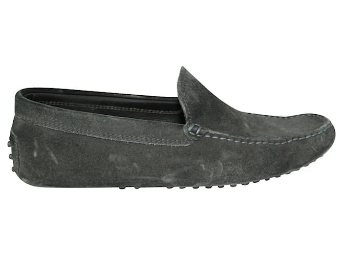 Tod's Black suede loafers  ref.803259