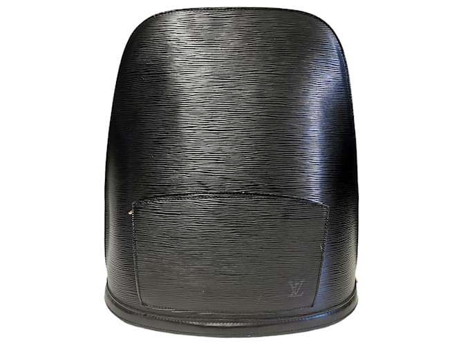 Louis Vuitton Gobelin Backpack Black Epi Gold Leather  ref.803518