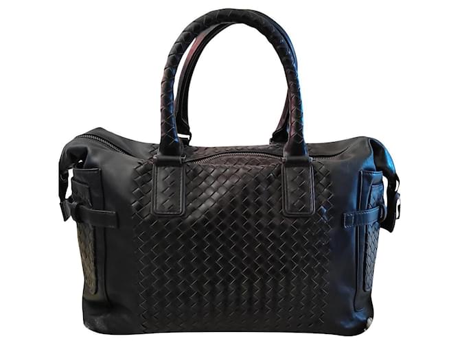 Bottega Veneta Handbags Black Leather  ref.804082