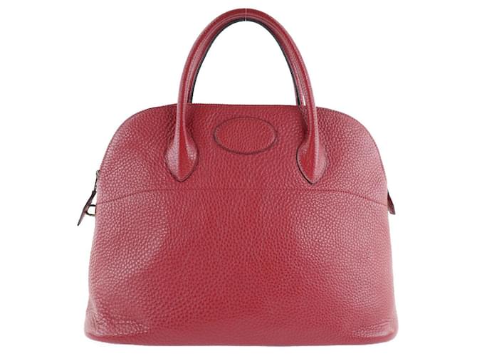 Hermès Bolide Red Leather  ref.804322