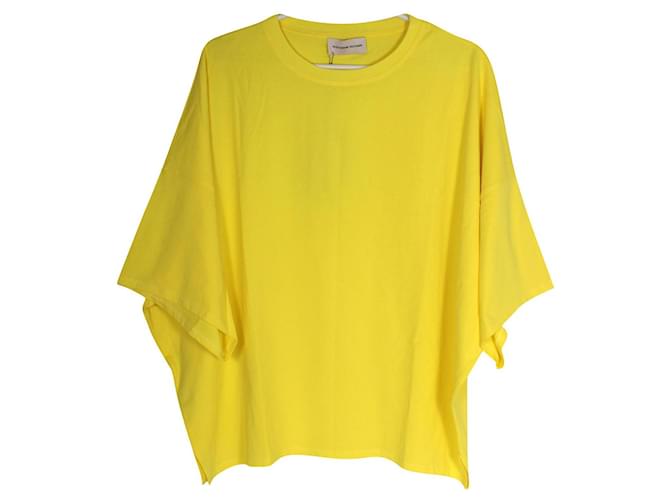 Alexandre Vauthier t-shirt Yellow Cotton  ref.804409