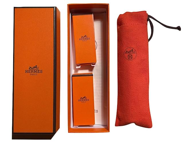 Hermès vaporisateur de parfum en cuir Hermes Taupe  ref.804422