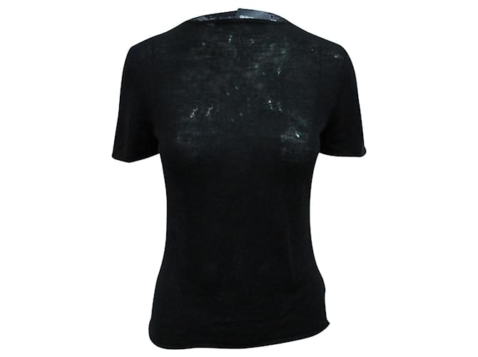 Giorgio Armani Classic Black Woolen Top  ref.804526