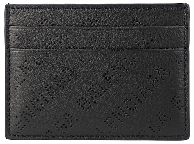 Balenciaga Men's cash card holder in black Leather  ref.804679