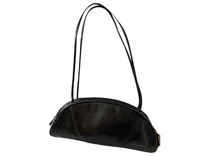 Christian Dior Handtaschen Schwarz Lackleder  ref.804706