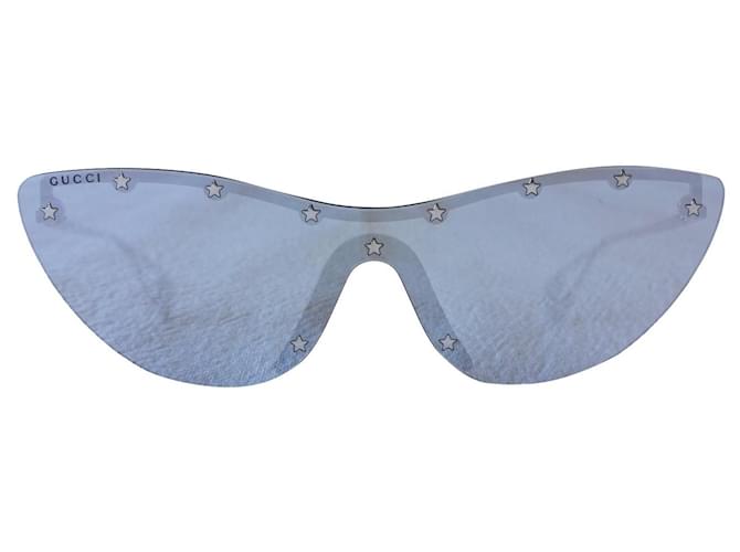 Gucci occhiali da sole Argento Metallo  ref.804712