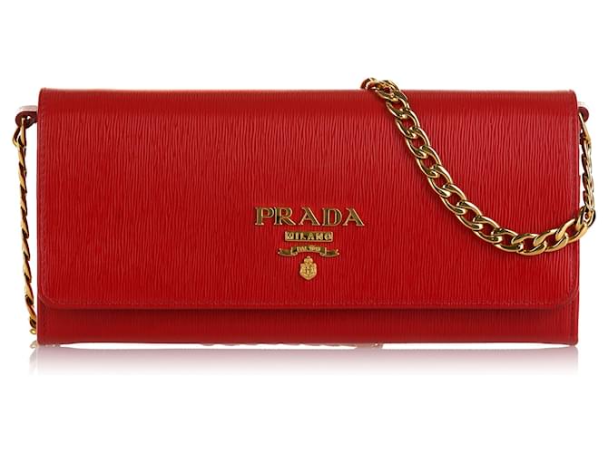 Womens Prada Chain Wallet, Wallet On Chain