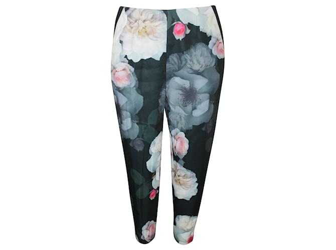 Ted Baker Colorful Print Pants with Straps on Sides Polyester  ref.805127