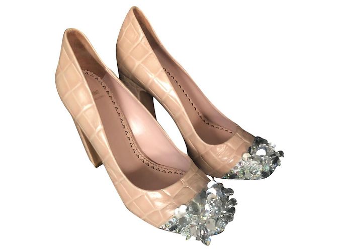 Moschino Cheap And Chic Leder Pumps 37