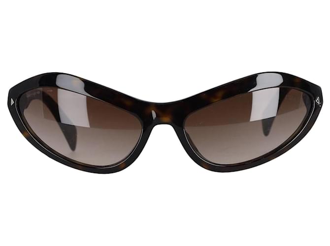 lunettes de soleil prada swing Acrylique Noir  ref.805533