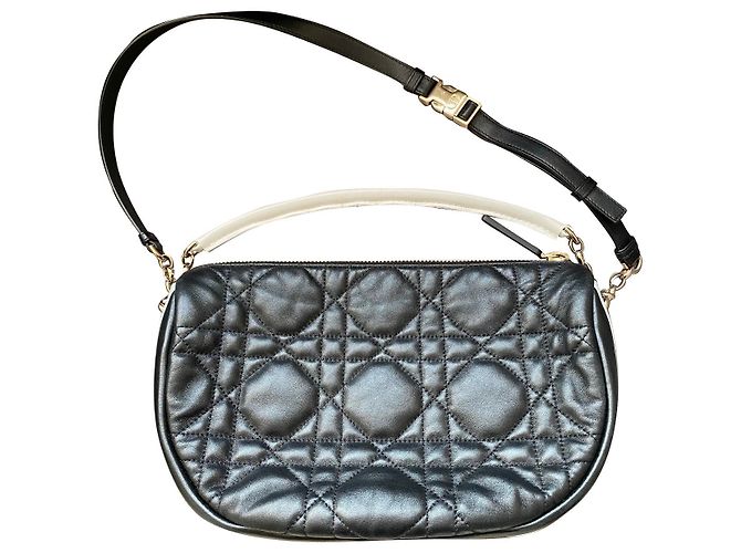 Dior Vibe Medium Hobo Bag Black Leather