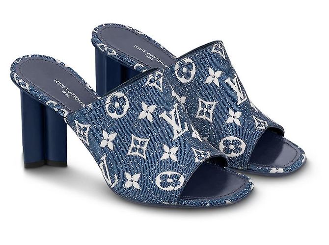 Louis Vuitton Mules Navy blue
