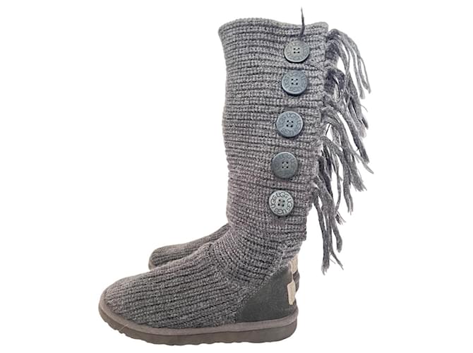 Ugg Boots Grey Wool  ref.805810