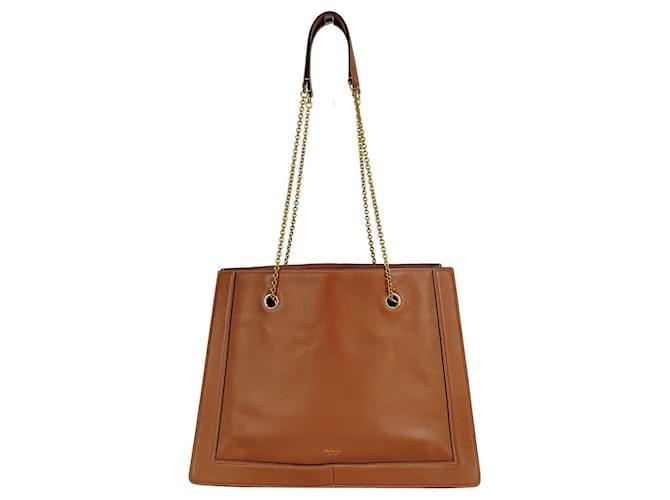 Bolso bandolera Mulberry Small Vale en cuero camel Castano ref.806004 Joli Closet