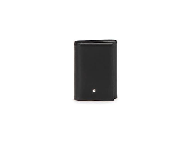 Montblanc Leather wallet Black  ref.806152