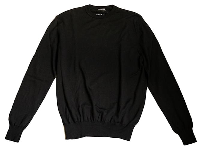Balenciaga Knitwear Black Wool  ref.806598