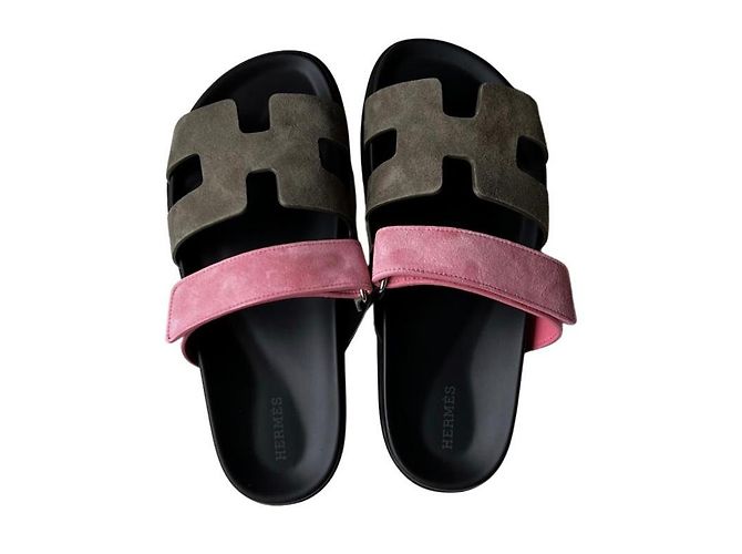 Hermès Sandali Multicolore Pelle