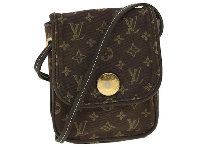 Louis Vuitton Cancun Canvas Clutch Bag (pre-owned) in Brown