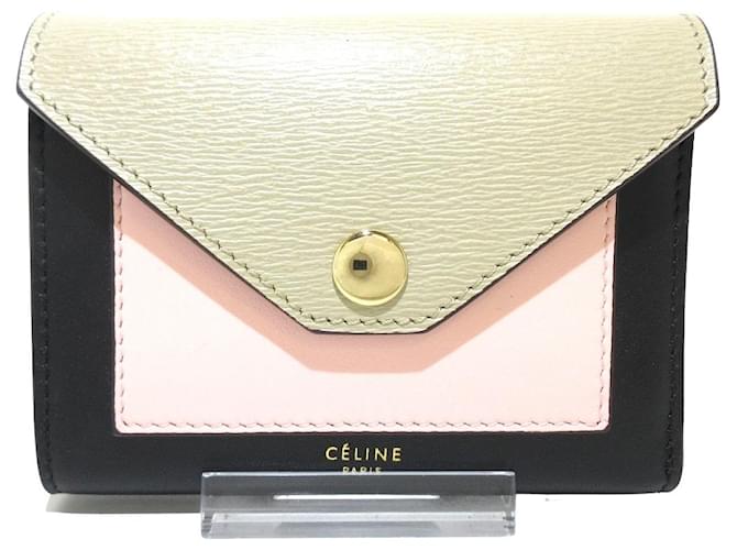 Céline Tri-Fold Leather  ref.806821