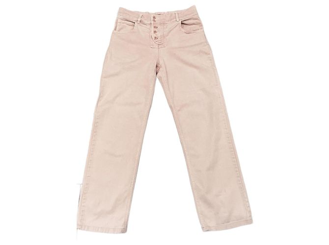 Vaqueros rectos See by Chloé beige 