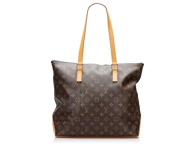 Louis Vuitton Cabas Mezzo Brown Monogram Canvas - Brown in 2023