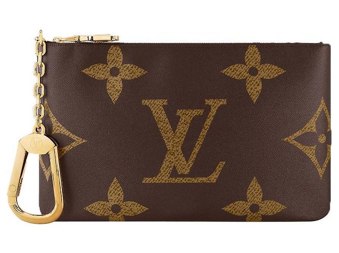Louis Vuitton LV Pochette Clés XL Marron