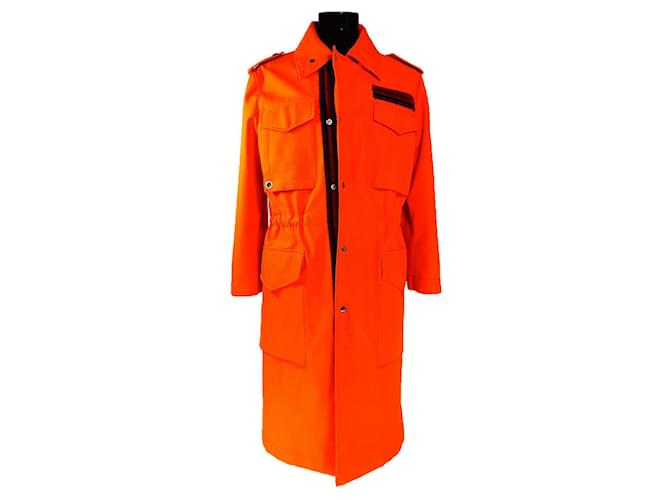Acne Männer Mäntel Oberbekleidung Orange Baumwolle Polyester  ref.807544
