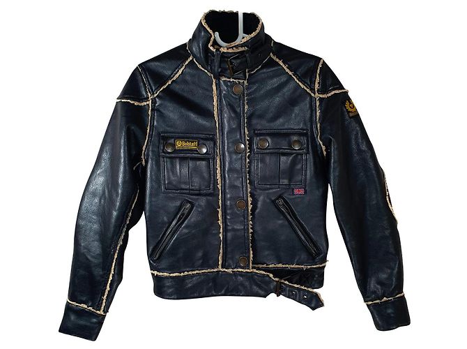 Belstaff Motorradjacke Schwarz