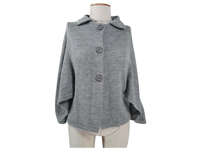 Autre Marque Knitwear Grey Wool  ref.807564