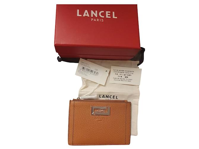 Lancel PIA Light brown Leather  ref.807576