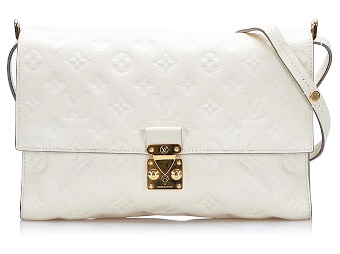Louis Vuitton White Monogram Empreinte Fascinante Leather ref