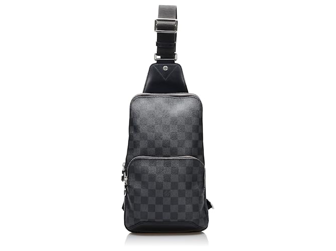 Louis Vuitton Damier Avenue Sling Bag, Black