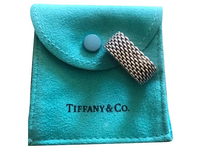 Tiffany & Co Voltereta Gris Plata  ref.807711