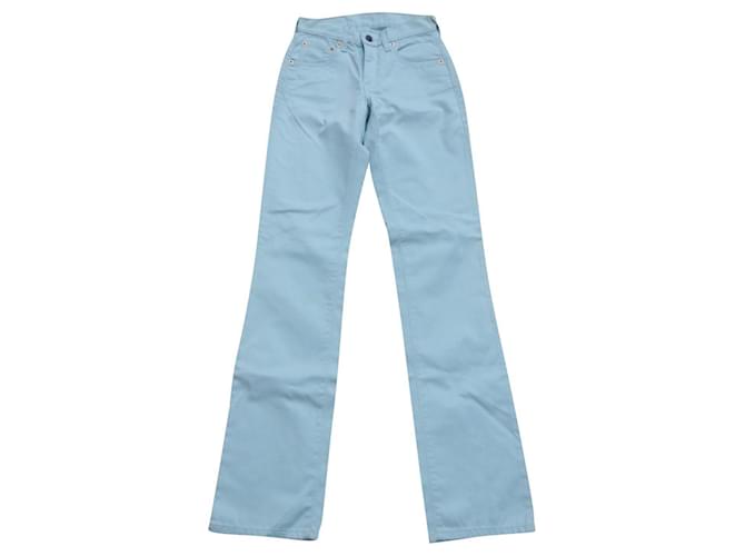 jeans Levi's 525 t 34 état neuf Coton Bleu clair  ref.807925