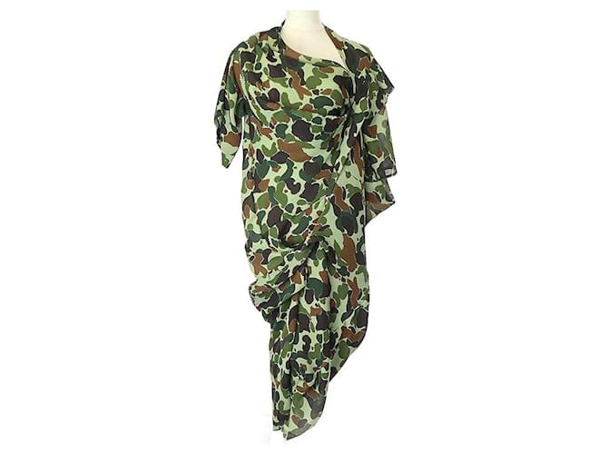 Junya Watanabe Camouflage-Kleid Mehrfarben Polyester  ref.807973